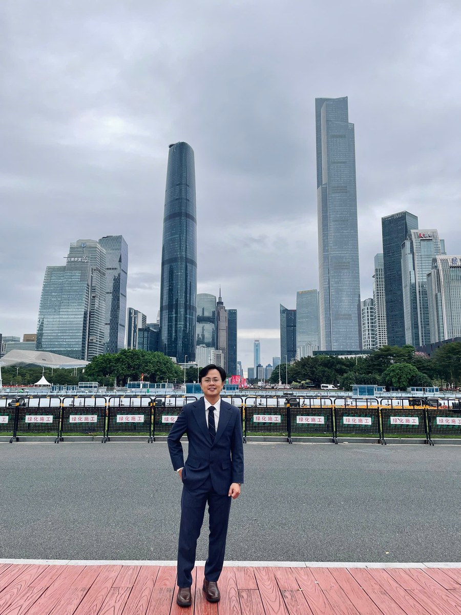Ryan Nguyen in Guangzhou, China